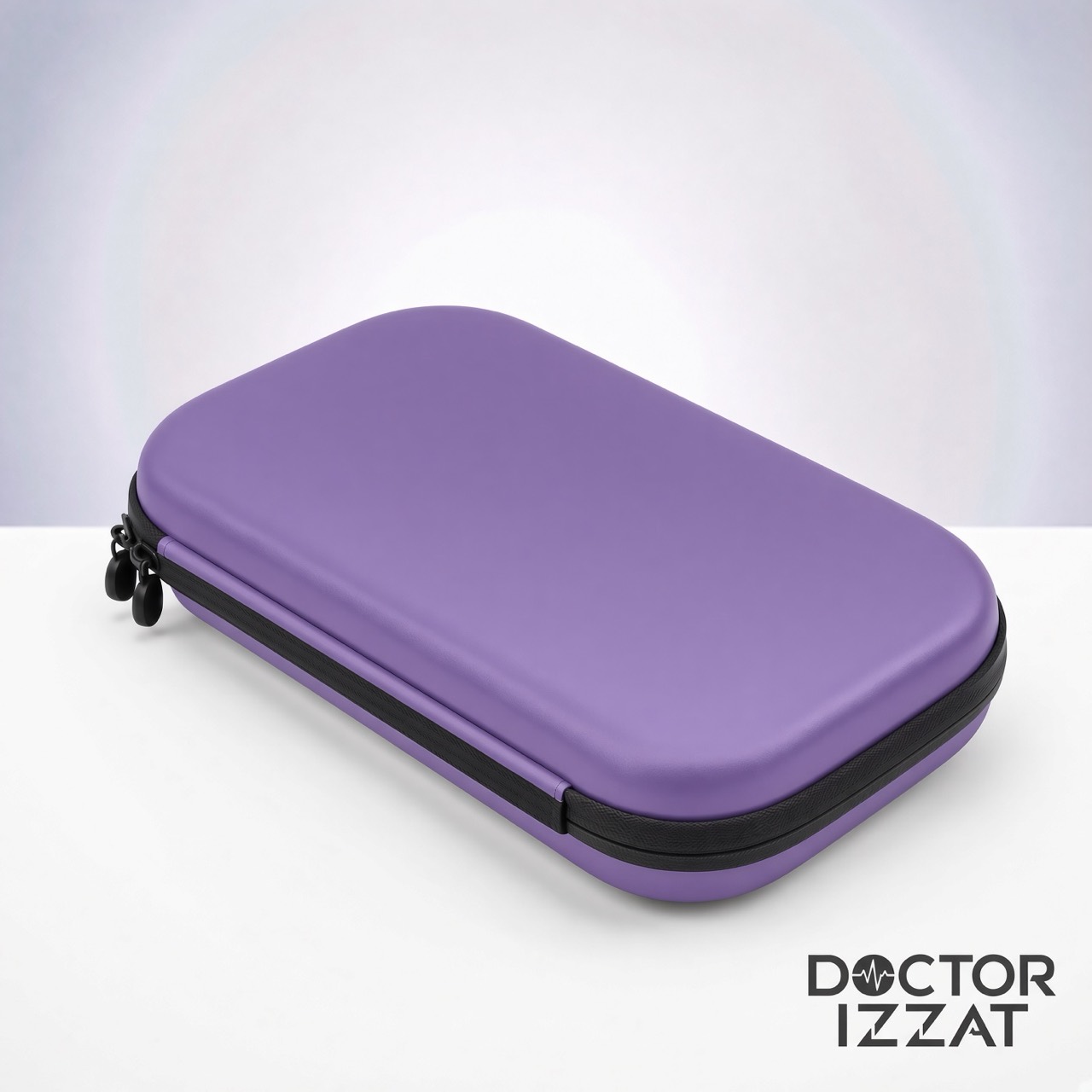 Case médico rígido lilás